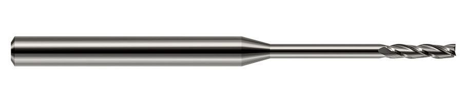 Picture of Harvey Tool 13650 Dia 0.05 LOC 0.30 OAL2.50 End Mill Standard Flute Standard Helix Carbide Uncoated Single End Square Sharp